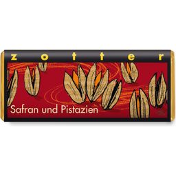 Zotter Schokoladen Bio žafran in pistacije