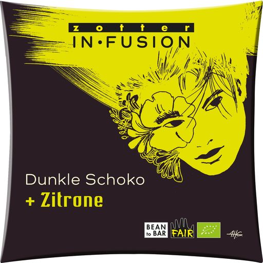 Zotter Schokoladen Bio Infusion Dunkle Schoko + Zitrone - 70 g
