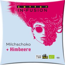 Zotter Schokoladen Bio Infusion Milchschoko + Himbeere - 70 g