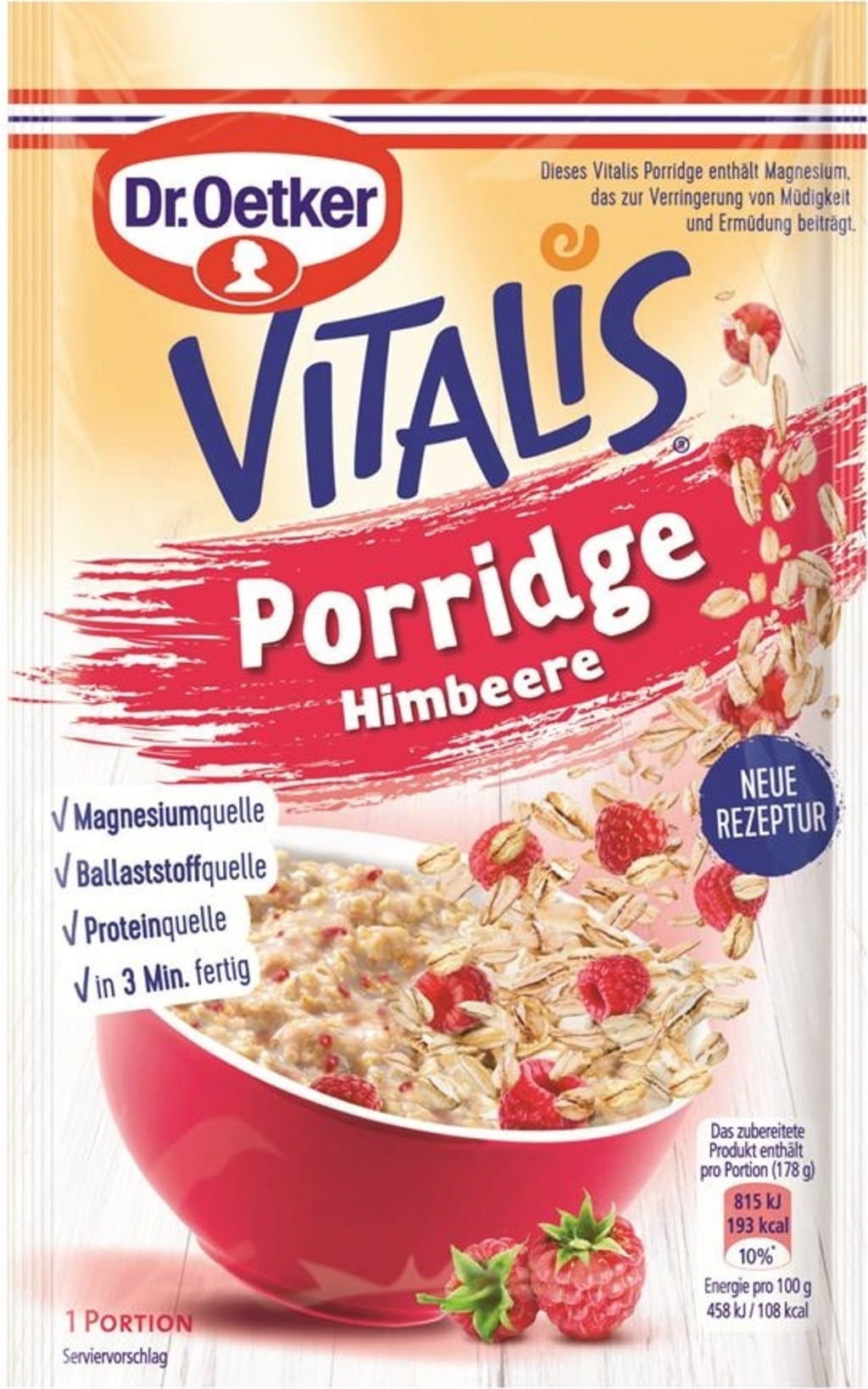 Porridge, Himbeere (53 g)