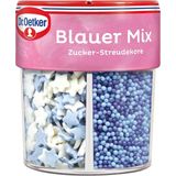 Assorted Decorative Sugar Sprinkles - Blue Mix