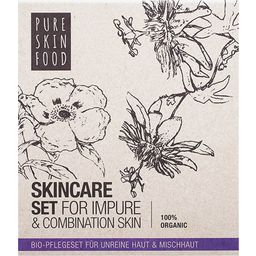 Organic Skincare Set For Impure & Combination Skin - 1 Set