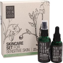 Pure Skin Food Organic Skincare Set For Sensitive Skin - 1 Zestaw