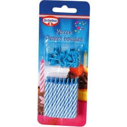 Dr. Oetker Bougies d'Anniversaire - bleu