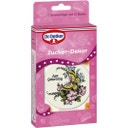 Dekoracja szyld z cukru, Motyl