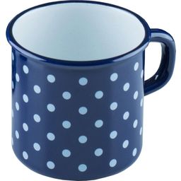 RIESS Drinking Mug or Pot with Polka Dots - Blue
