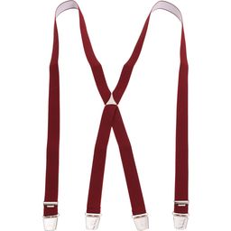 Karlinger Suspenders - Burgundy in 25mm width