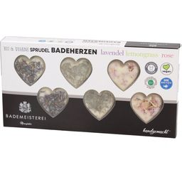 Organic & Vegan Heart-Shaped Bubble Bars, 6-piece set