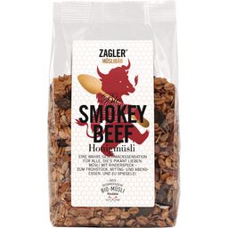 ZAGLER MÜSLIBÄR Biologische Smokey Beef Honing Muesli - 400 g