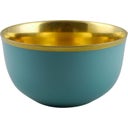 Augarten Champagne Bowls - Turquoise & gold