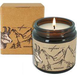 Die Seiferei Dišeča in masažna sveča "Alpski ogenj"