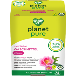 PLANET PURE Universal Laundry Detergent - Wild Rose  - Bag in Box 75 W