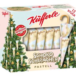 Küfferle Schokoschirmchen PASTELL 12er