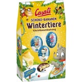 Schoko-Bananen Wintertiere Christbaumbehang