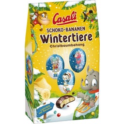 Winter Animal Chocolate Bananas - Christmas Tree Ornaments - 180 g