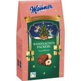 Świąteczna paczka z czekoladkami orzechowymi