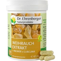 Weihrauch Extrakt +Ingwer +Curcuma Kapseln - 120 Kapseln