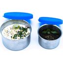 Alpin Loacker Stainless Steel Containers - 2 Pcs