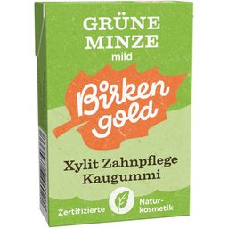 Chewing-Gum Naturel pour l'Hygiène Bucco-Dentaire - Menthe verte - 20 pièces (28 g)