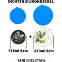 Alpin Loacker Edelstahl-Behälter - 2 Stk