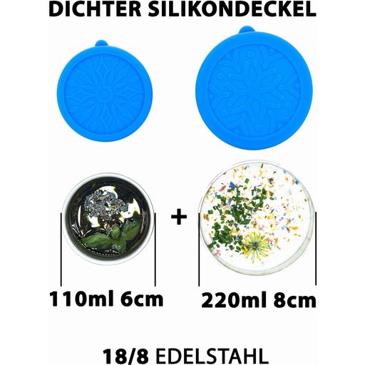 Alpin Loacker Edelstahl-Behälter - 2 Stk