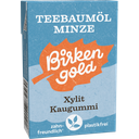 Birkengold Teafalolaj-Menta természetes rágógumi - 20 db (28 g)