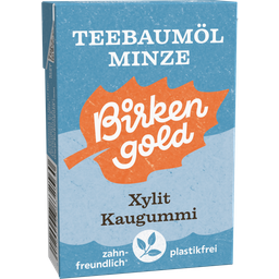 Birkengold Teafalolaj-Menta természetes rágógumi - 20 db (28 g)