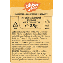 Vitamine C + Zink Natuurlijke Kauwtabletten - 20 stuks (28 g)