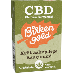 CBD Pepermunt/Menthol Xylitol Tandverzorgende Kauwgom - 28 g