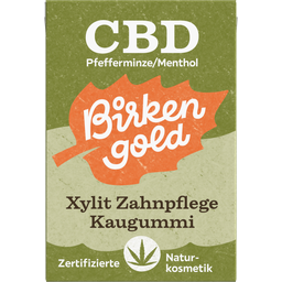 CBD Pepermunt/Menthol Xylitol Tandverzorgende Kauwgom - 28 g