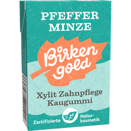 Birkengold Natur Zahnpflege Kaugummi, Pfefferminze - 20 Stk. (28 g)