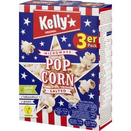 Kelly´s MICROWAVE POPCORN SALTED 3er Pack - 270 g