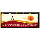 Zotter Schokoladen Bio Gewürzmarzipan auf Zimtnougat