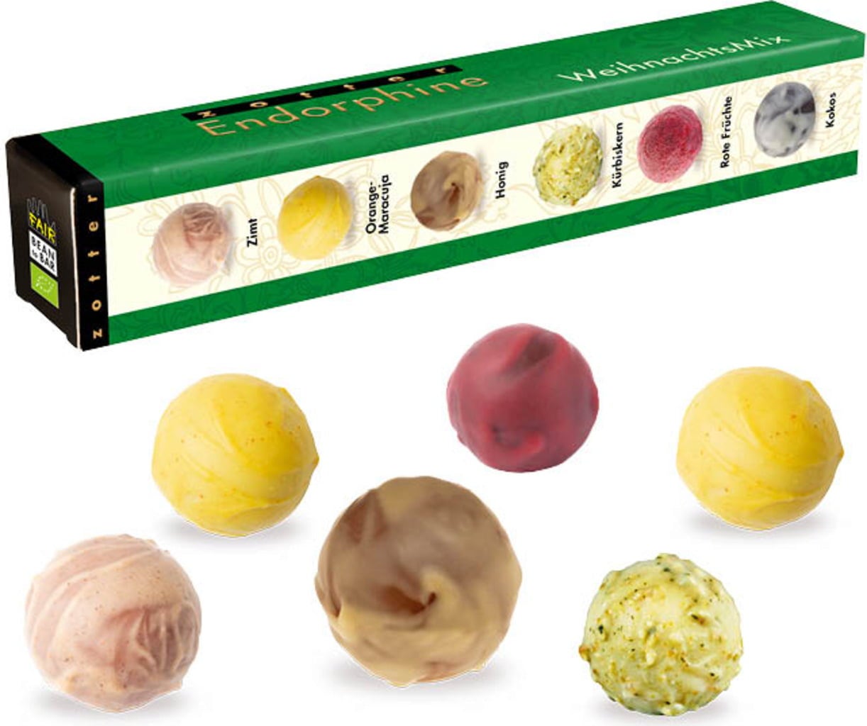 Organic Endorphine Christmas Mix - 6 Pcs, Alcohol-Free