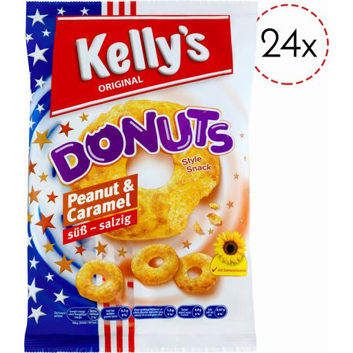 Kelly´s DONUTS Peanut&Caramel sladko/slano - 24 kosov