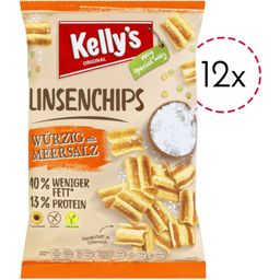 Chips di Lenticchie - Spezie e Sale Marino - 12 pezzi