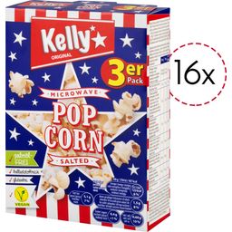 Kelly´s MICROWAVE POPCORN SALTED - 3-piece pack