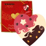 Zotter Schokoladen Bio Vegán Szív - málna, fehér, sötét