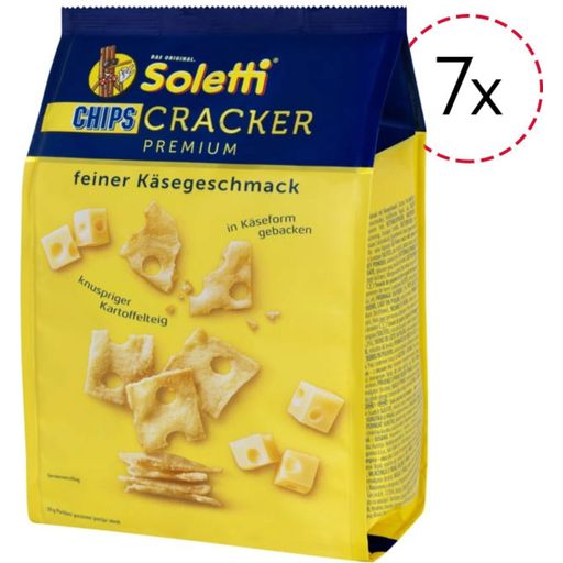 Soletti Chips Cracker Premium - Al Formaggio - 7 pezzi