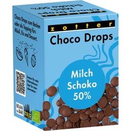 Zotter Schokoladen Choco Drops - Melkchocolade 50% - 100 g