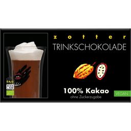 Zotter Schokoladen Organic Drinking Chocolate 100% Cacao - 110 g