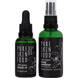 Pure Skin Food Set Bio per Skincare - Pelle Radiosa - 1 set